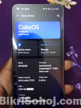 Oppo Reno 6 5g
